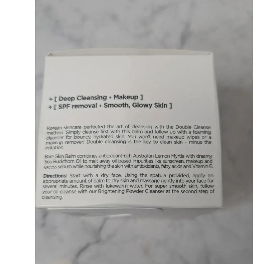 NEW IN BOX Subi Bare Skin luxury cleansing Balm 2.8 ounce jar